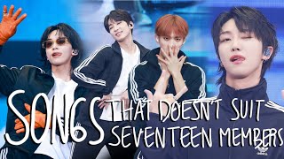 songs that doesnt suit seventeen members  caratland 2023 [upl. by Oicangi]