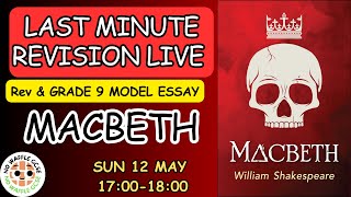 Macbeth  Night before GCSE Exam revision [upl. by Aytida906]