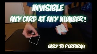 Invisible ACAAN BEST Card Trick Ever Performance And Tutorial [upl. by Ehcor]