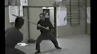 Kukishinden ryu bojutsu basic techniques  Manaka shihan [upl. by Oringa]