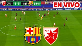 🔴 BARCELONA VS ESTRELLA ROJA PARTIDO EN VIVO  CHAMPIONS LEAGUE  JUEGA LAMINE YAMAL FULL MATCH [upl. by Llamaj]