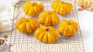 How to Make Pumpkin Buns VeganFriendly [upl. by Jaal49]