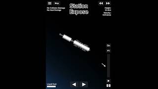 Mini space station launch in sfs [upl. by Nerb562]