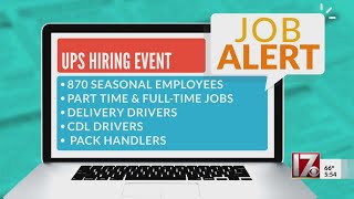 Job Alert UPS Hiring Event [upl. by Datha]