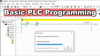 Basic PLC Programming  Normally Close Contact Explained  Learn Automation [upl. by Cherey]