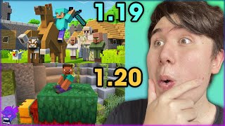 MINECRAFT 119 VS MINECRAFT 120 ¿QUE HA CAMBIADO Chule reacciona a zFazT [upl. by Hale]