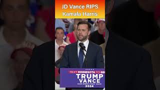 JD Vance DESTROYS Kamala Harris [upl. by Marras]