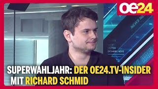 Superwahljahr Der oe24TVInsider mit Richard Schmid [upl. by Deina]