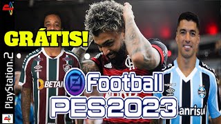 PES 2023 PS2 MAIO SUPER ATUALIZADO GRÁTIS [upl. by Adelric]