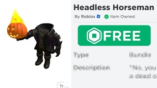 Roblox ACTUALLY Just Made Headless FREE [upl. by Collin458]