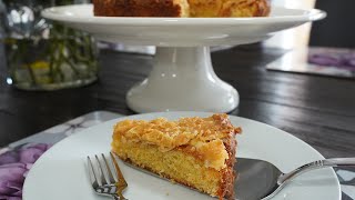 Tosca Cake Swedish Almond Cake  How to Make Tosca Cake  Almond Cake  Delicious and Buttery [upl. by Eneleuqcaj]