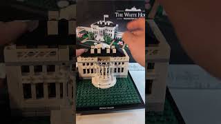 White House Lego set Bag 2 Is Done shorts lego legos legoarchitecture whitehouse election2024 [upl. by Galan]