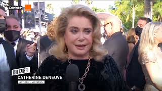 Catherine Deneuve Cannes 2021 interview July 10 2021 [upl. by Itagaki804]