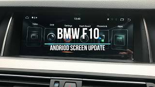 BMW F10 Android Screen Update [upl. by Luanni]