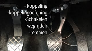 KOPPELING SCHAKELEN EN REMMEN [upl. by Llerod792]