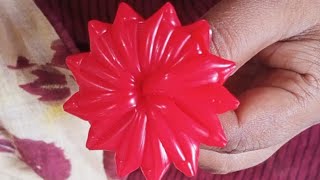 palastic wire new modal flower making palastic wire flower banane ka tarika [upl. by Parrisch]