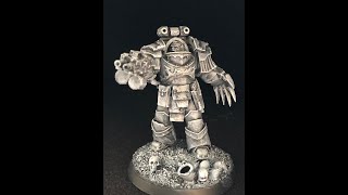 Pt 1 Cataphractii Terminator true scale conversion Space Marine 30k 40k [upl. by Esinaej]