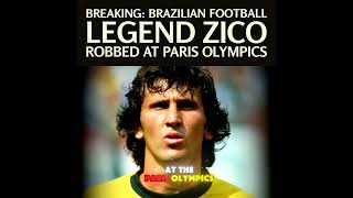 Legendary Footballer Zico Robbed at Paris Olympics [upl. by Namrej]