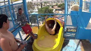 Bowl Water Slide at Albercas El Vergel [upl. by Werby]