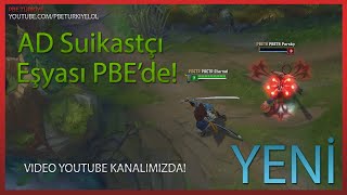 PBE Yeni Eşya  Draktharrın Gece Kılıcı PBEde [upl. by Kronfeld540]