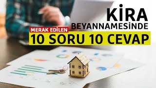 Kira gelirinde 21 bin TL detayı İşte kira beyannamesinde merak edilen 10 soru 10 cevap [upl. by Ing]