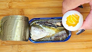 ADICIONE OVOS NA SARDINHA E TERÁ UM ALMOÇO COMPLETO  receitas fáceis e rápidas receitas receita [upl. by Derraj]