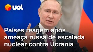 Ameaça nuclear da Rússia Ucrânia com mísseis dos EUA abre uma nova fase na guerra diz chanceler [upl. by Niarbo457]