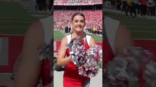 ▶️ OSU Dance Team Game Day ❤️🖤 Ohio State Big Ten College Football [upl. by Marigolda4]