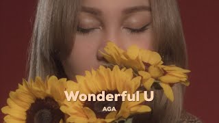 AGA 江海迦  Wonderful U Official Music Video [upl. by Peednus]