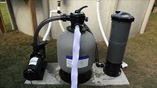 How to Backwash A Pool Sand Filter For Cleaning the Pool Water [upl. by Ledua]