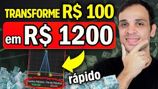 12x o seu Dinheiro com Estratégia BARATA de Opções investindo apenas R 100 [upl. by Pack776]