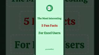 Excel Fun Facts Did you know that microsoftexcel exceltips excel exceltutorial [upl. by Utham]