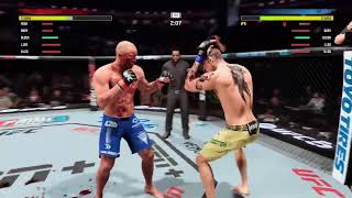 Stand and Bang Boxing and taunting UFC5 [upl. by Enicul]