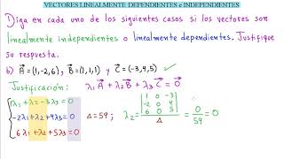 ✔️ ✔️26 VECTORES LINEALMENTE DEPENDIENTES E INDEPENDIENTES ✔ ESPECIAL para TÏ [upl. by Ibby]