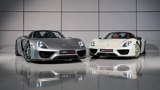 Weissach Package VS Standard Porsche 918 Spyder [upl. by Enilesoj461]