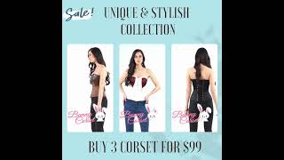 Buy 3 Corsets for 99 Grab Stunning Corsets in Best Deal [upl. by Eahcim]