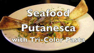 Seafood Puttanesca  Cooking With Chef Dato  Italy [upl. by Akelam278]