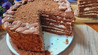 Торт СПАРТАК Spartak tortini tayyorlash Barcha sirlari bilan SPARTAK cake recipe СПАРТАК Рецепт [upl. by Faustine]