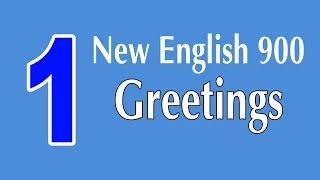 Learning English Speaking Course  New English Lesson 1  Greetings [upl. by Alton]