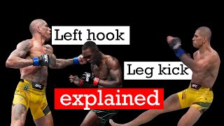 Biomechanics of Alexs Left hook and leg kick explained [upl. by Ailina]