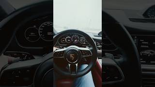 Driving Porsche panamera in winter [upl. by Yelich]