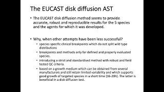 Disk diffusion of anaerobic bacteria according to EUCAST  online seminar 20211209 [upl. by Chiles613]