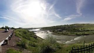 Black Eagle Falls 360 Video Great Falls Montana [upl. by Solegnave]