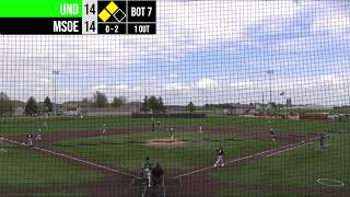 MSOE D2 Club Baseball Vs UND Game 2 Playoffs [upl. by Lev686]