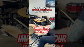 How to play a Double Stroke Roll on the Drums drums [upl. by Eecrad469]