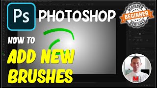 Photoshop How To Add New Brushes [upl. by Delcina23]