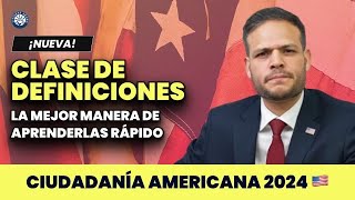 Clase de definiciones  Ciudadanía americana [upl. by Prospero]