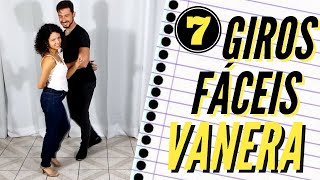 7 Giros Simples de Vanera [upl. by Inman459]