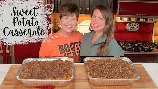 Sweet Potato Casserole Ruths Chris Copycat For Thanksgiving Holiday Dish ourforeverfarm [upl. by Watters899]