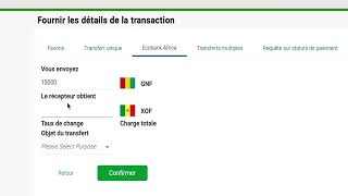 COMMENT FAIRE UN VIREMENT INTERNATIONAL AUTRE FILIALE ECOBANK SUR OMNI LITE [upl. by Lenoel]